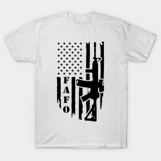 FAFO American Flag Fuck Around and Find Out Shirt T-Shirt